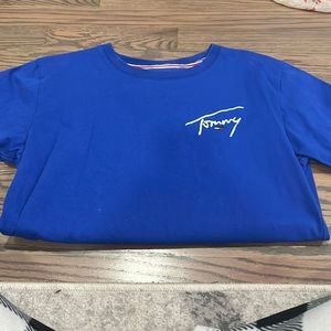 blue tommy hilfiger tee